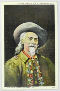 William F. Cody, Buffalo Bill The Last of The Great Scouts - Vintage Postcard