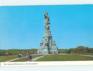 Pre-1980 MONUMENT SCENE Plymouth - Near Brockton Massachusetts MA AE7297