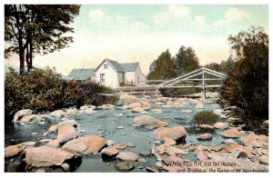 New Hampshire White Mtns Old Toll House, Bridge, Base of Mt Washington