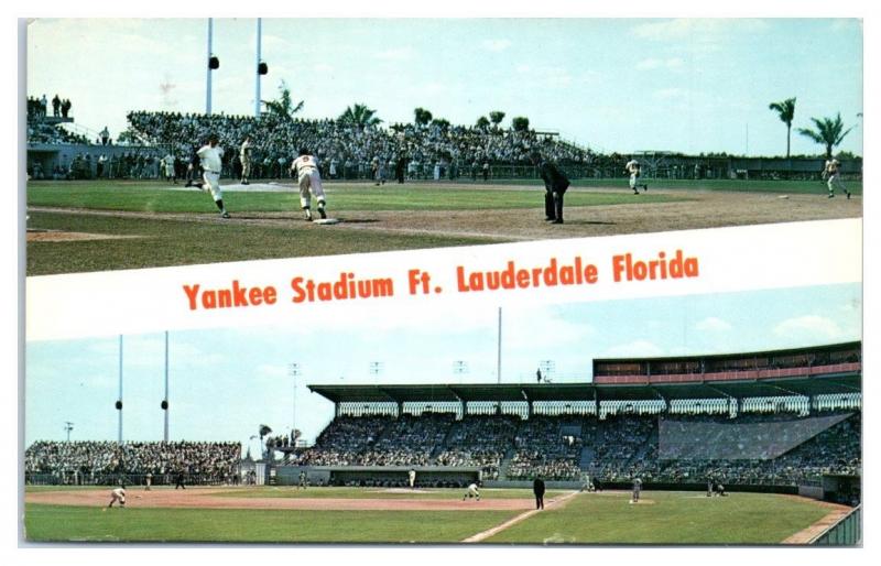 1963 Yankee Stadium, Fort Lauderdale, FL Postcard