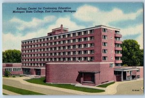 c1940's Kellogg Center Michigan State College East Lansing Michigan MI Postcard