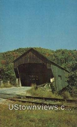 Railroad Covered Bridge - Bartonsville, Vermont VT  