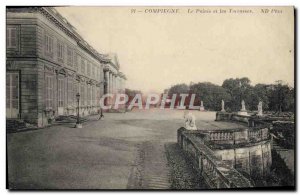 Old Postcard Compiegne Palace and Les Terrasses