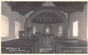 Interior of Wythburn Church United Kingdom, Great Britain, England Writing on...