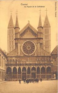 BR40204 tournai la facade de la cathedrale belgium    Belgium