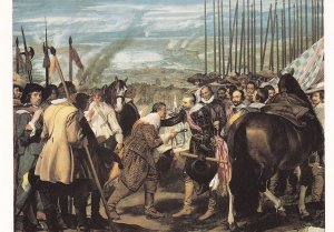 Diego Velazquez The Surrender of Breda Painting Postcard