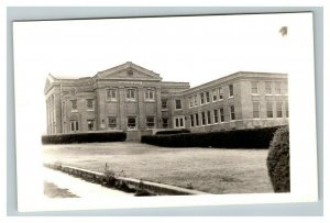 Vintage 1940's RPPC Postcard Large Methodist Church & Grounds NICE