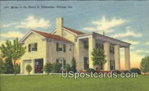 Home of Dr Harry E Talmadge - Athens, Georgia GA
