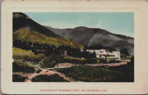 Arrowhead or Arrowhead Hotel San Bernardino California Vintage Postcard C131