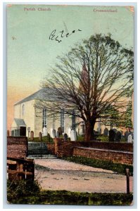 1910 Crossmichael Parish Church Crossmichael Scotland Antique Posted Postcard 