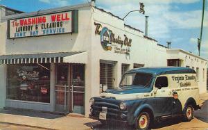 Crutchfield VA Wishing Well Laundry Virginia Laundry Delivery Truck Postcard