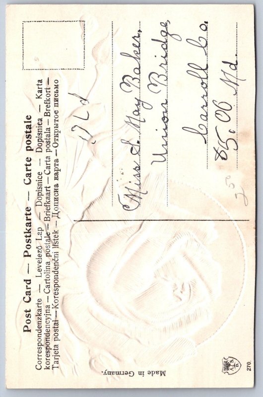 K25/ Poplar Springs Maryland Postcard c1910 Greetings from 262