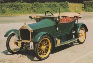 Humberette From War WW1 1914 Two Seater Car Rare Photo Postcard