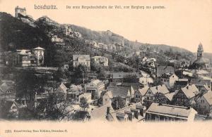 Burgberg Bavaria Germany birds eye view suspension railway antique pc Z17885