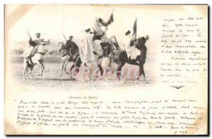 Postcard Old Army Fantasia Spahis