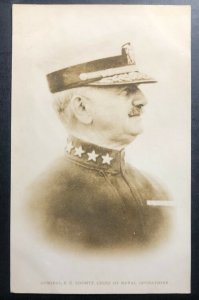 Mint RPPC Usa Postcard US Navy Admiral Coontz Chief Of Naval Operations