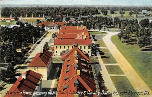 Guard House, Infantry, Cavalry Barracks Fort Sheridan, IL 1910s Vintage Postcard