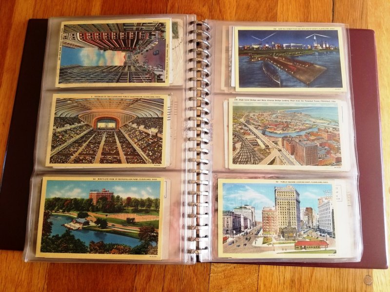 180 Vintage Post Cards in Post Card Album #2