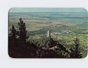 Postcard Vista of Will Rogers Shrine on Cheyenne Mountain, Colorado Springs, CO