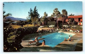 KAHULUI, Maui Hawaii ~ MAUI PALMS RESORT HOTEL c1950s Roadside Postcard