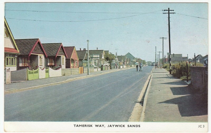 Essex; Tamerisk Way, Jaywick Sands PPC By Coastal Card, Unused, c 1960's 