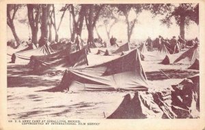 MEXICAN AMERICAN BORDER WAR CAMP CORALLITOS MEXICO MILITARY POSTCARD PH 39