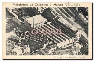 Old Postcard Chausaleze Clog Shoes Factory