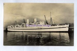 pf7177 - Troop Transport Liner - Empire Orwell , built 1929 ex Pretoria postcard