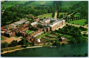 Postcard - Aerial View of Hampton Court - England