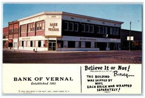 c19960 Bank Vernal Parcels Post Bank Believe It Not Ripley Vernal Utah Postcard