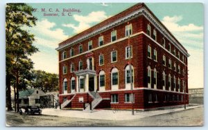 SUMTER, SC South Carolina ~ Y.M.C.A. BUILDING 1915 Cherokee County Postcard