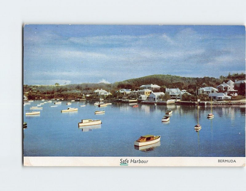 Postcard Safe Harbour, Bermuda, Hamilton, British Overseas Territory