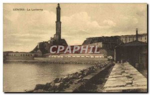 Old Postcard Genova La Lanterna