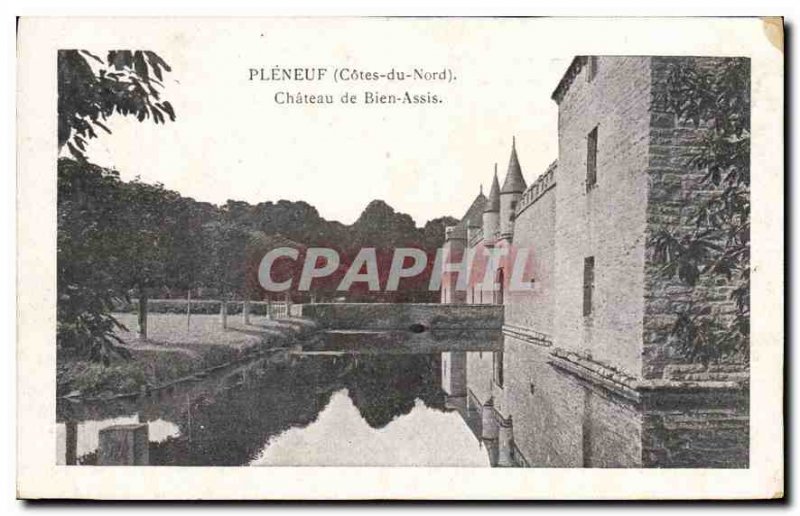 Postcard Old Pleneuf (North Cotes) Chateau de Bien Assis