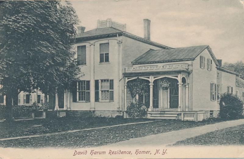 Homer, Cortland County NY, New York - David Harum Residence - pm 1908 - DB