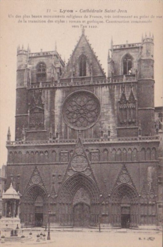 France Lyon Cathedrale Saint-Jean