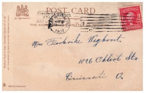 1907 Raphael Tuck Easter Doves A Happy Easter-tide Vintage Postcard PM