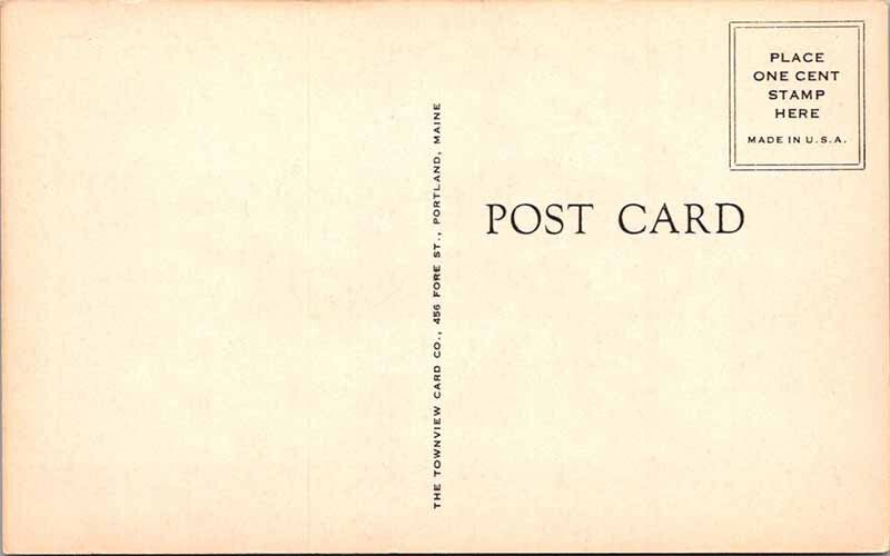 Postcard LIBRARY SCENE Ashfield Massachusetts MA AM5480