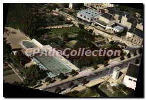 Postcard Modern Saint Calais Sarthe pool Aerial view