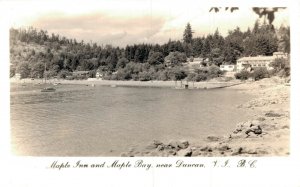 Canada Maple Inn and Maple Bay Duncan Vancouver Island BC RPPC 08.04