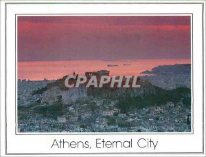 Postcard Modern Athens Eternal City