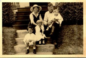 Will Rogers With Wife and Children Bill Mary and Jim