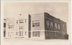 South Dakota SD Real Photo RPPC Postcard 1944 FAITH High School Building