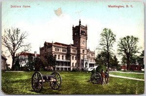 Soldier's Home Washington D.C. Military Asylum Grounds & Building Postcard