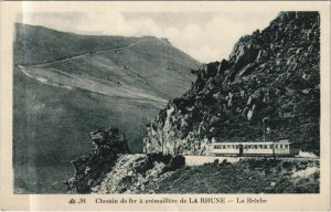 CPA Chemin de Fer a Cremeillere de la Rhune - La Breche (1163297)