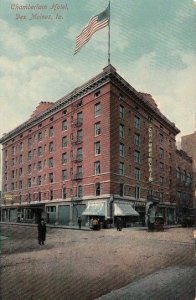 Postcard Chamberlain Hotel Des Moines Iowa IA