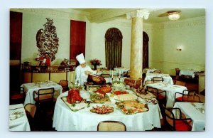 Hotel Quinte restaurant interior BELLEVILLE Canada chrome Postcard