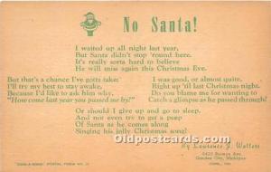 Santa Claus Old Vintage Postcard Santa Claus Postcard 