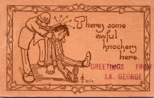 New York Lake George Humour Theres Some Awful Knockery Here 1913