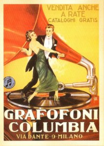 Advertising Columbia Grafoni Record Players